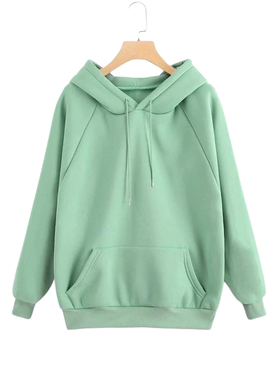 Pista Green Hoodie - Fully Solid