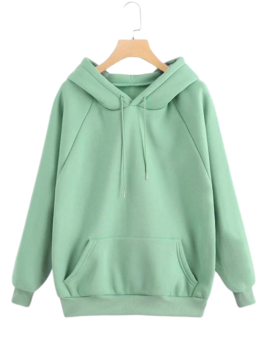 Pista Green Hoodie - Fully Solid