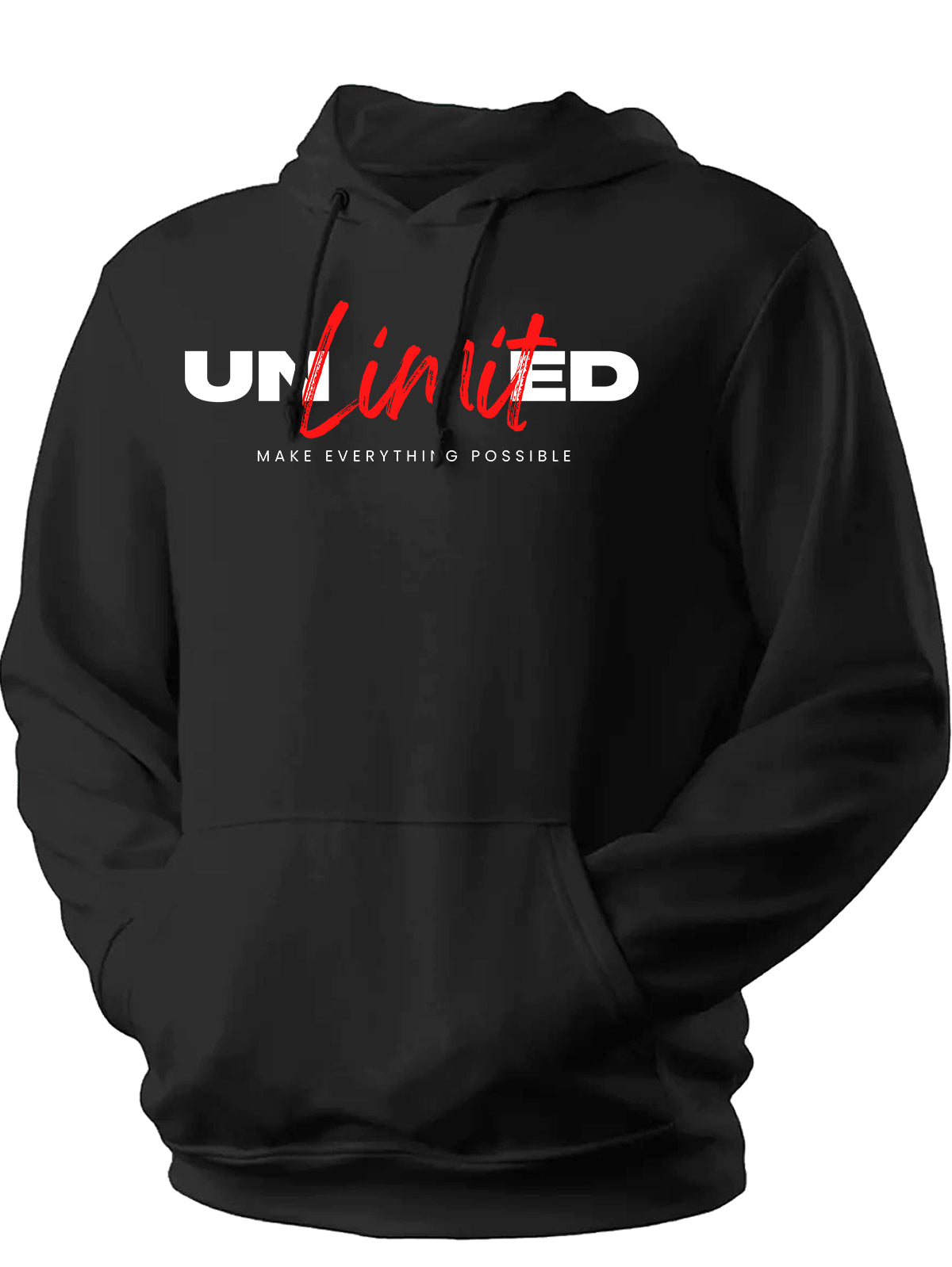 Unisex Anime Unlimited Printed Hoodie