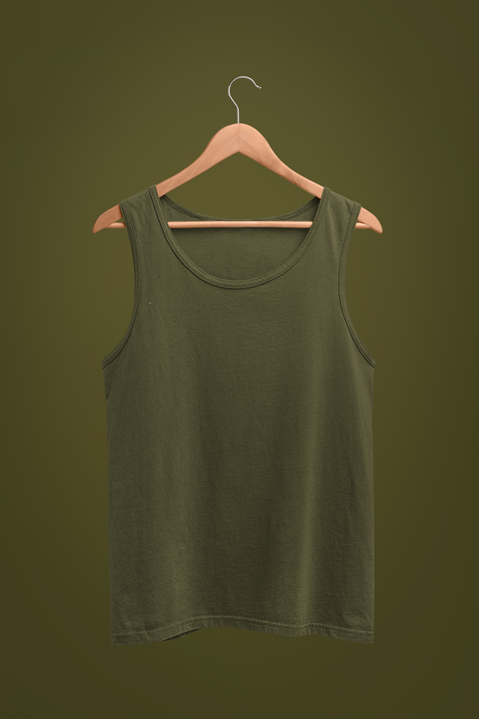 Military Green Tank Top