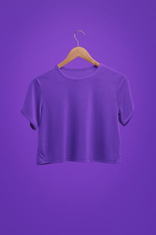 Purple Crop Top