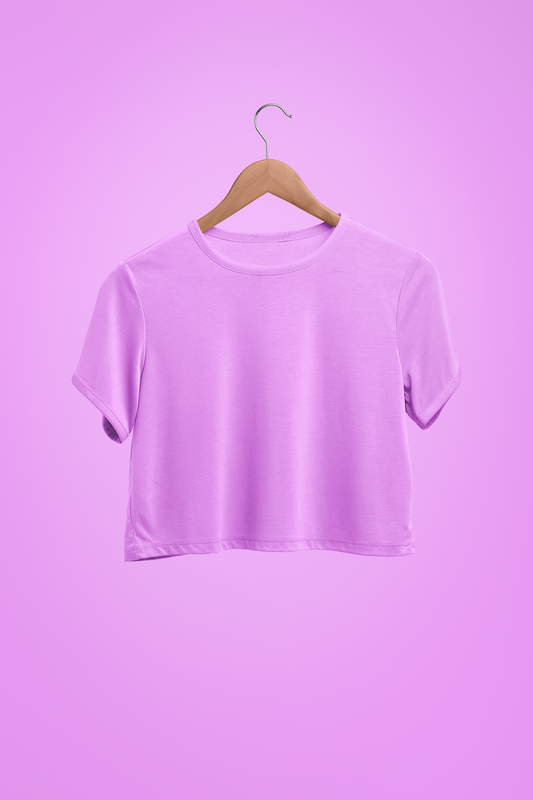 Mauve Purple Crop Top