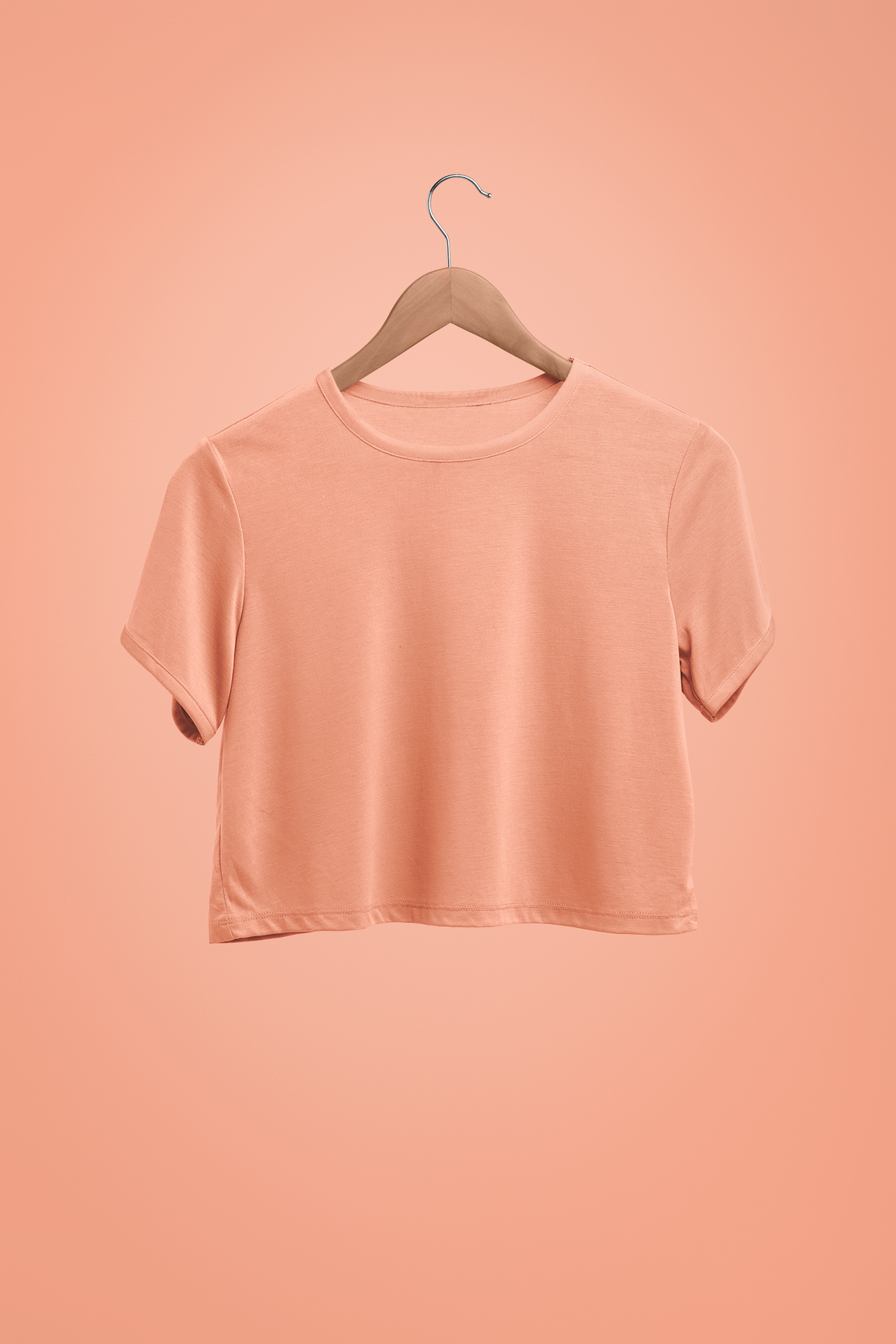 Peach Crop Top