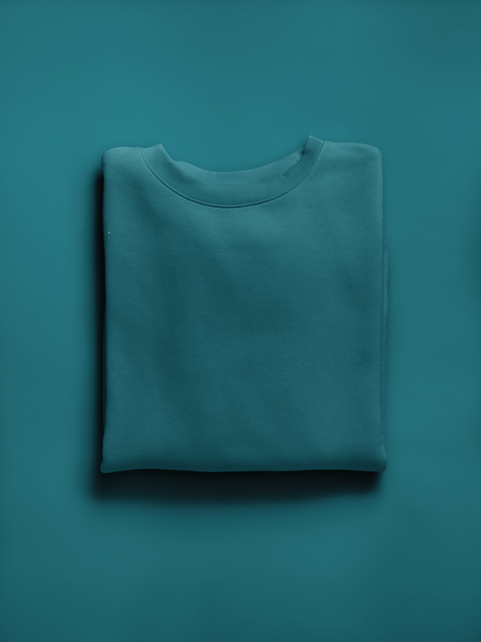 Teal Blue Full Sleeves Tee