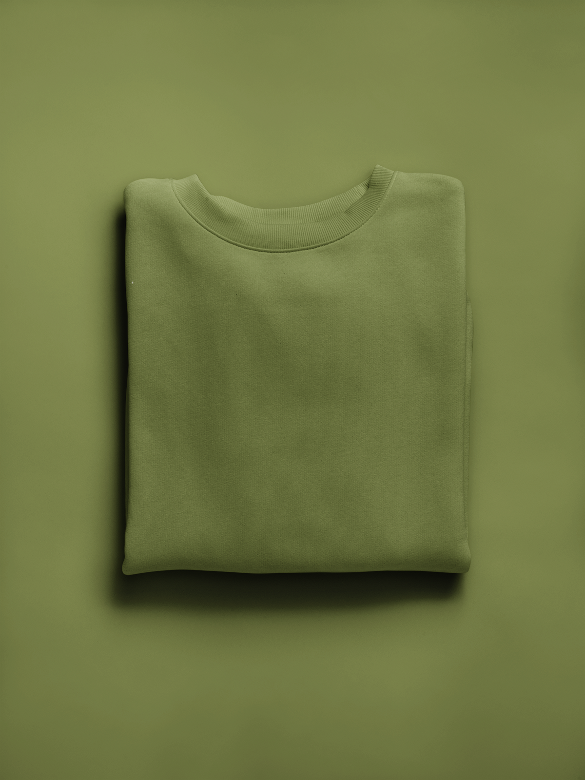 Olive Green Full Sleeves Tee