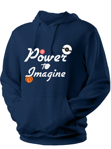 Unisex Anime Power to Imagine Printed Hoodie