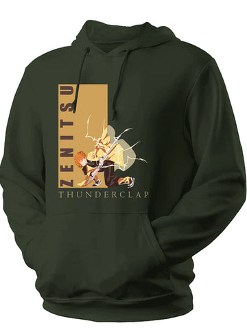 Unisex Anime Thunderclap Printed Hoodie